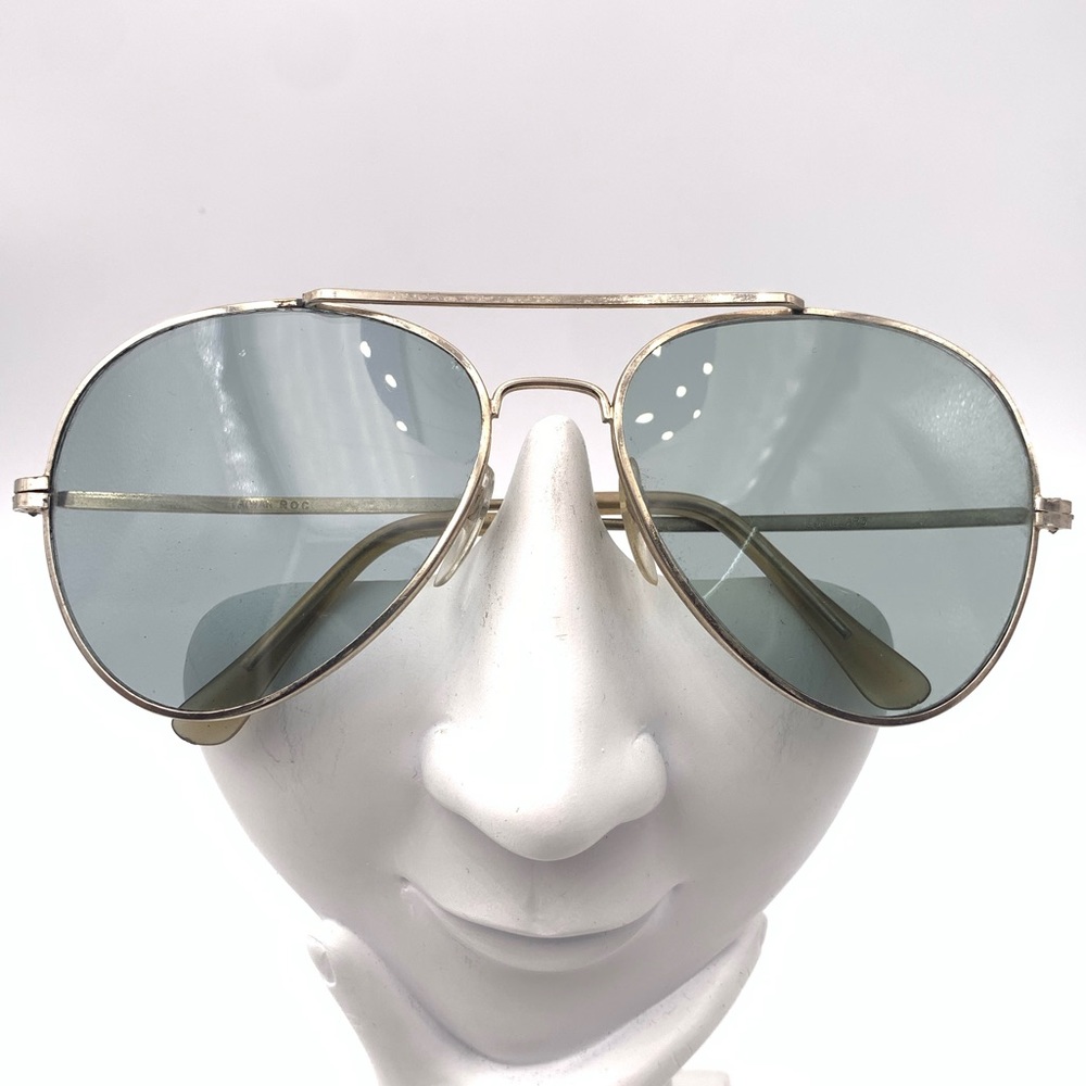 Vintage R.O.C Gold Aviator Sunglasses Frames Lorillard